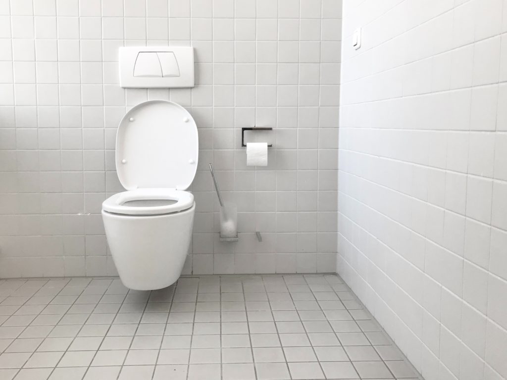 Ceci est un toilette représentatif du flux instinctif libre.